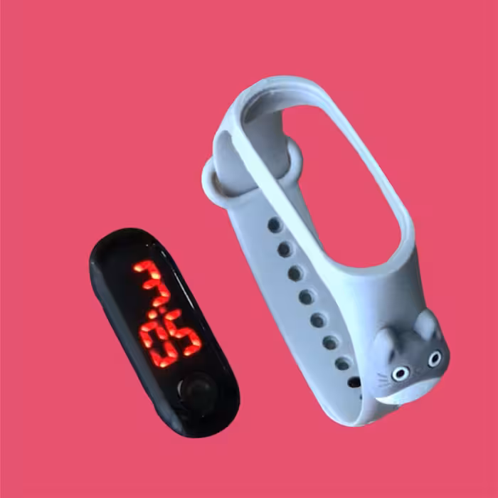 ساعت مچی دیجیتال مدل فانتزی طرح گربه کد C G 11