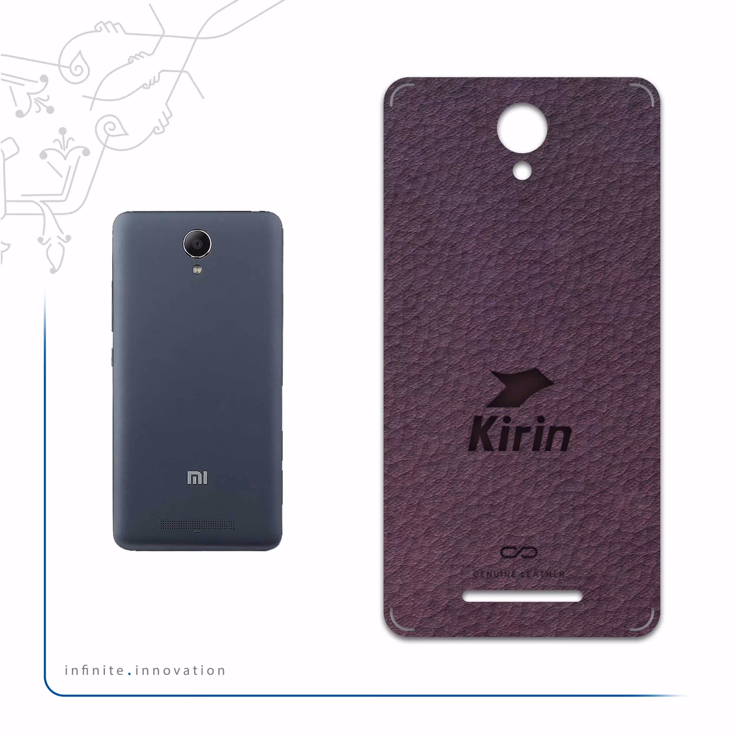 برچسب پوششی ماهوت مدل PL-KRN مناسب برای گوشی موبایل شیائومی Redmi Note 2