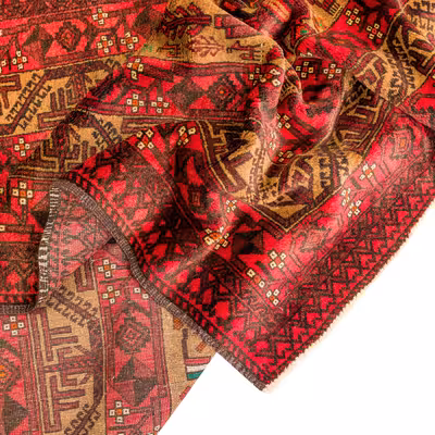 فرش دستبافت سه متری مدل  نقشه بلوچ  کد 33.1849