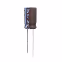 خازن الکترولیت 10 میکروفاراد 450 ولت آکسبوم مدل TEC-10450 بسته 4 عددی