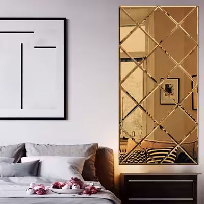 آینه مدل مربع بسته 22 عددی