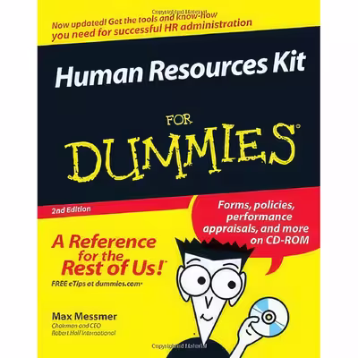 کتاب Human Resources Kit For Dummies اثر Max Messmer انتشارات For Dummies