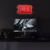 چراغ دیواری نئون دیزاین طرح Pubg-Logo-GL_RD