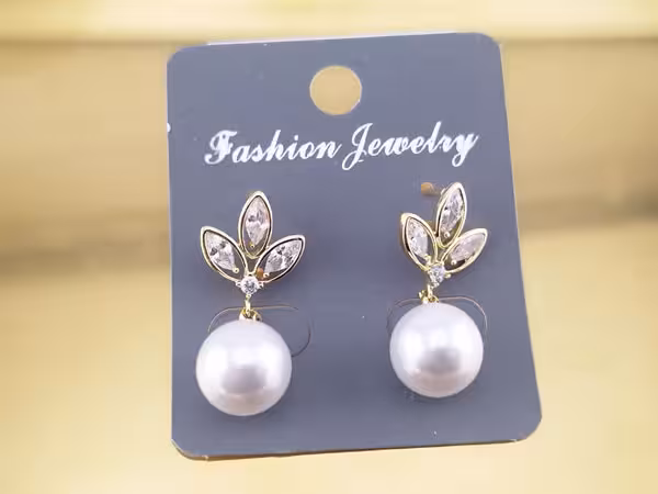 گوشواره مرواریدی میخی رنگ ثابت