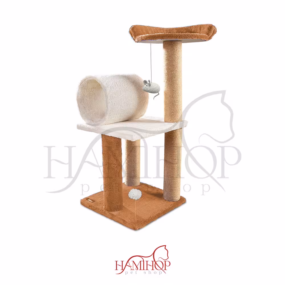 درخت گربه کد F1 نسکافه ای شیری برند نیناپت Ninapet