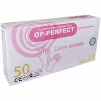 دستکش لاتکس کم پودر Op-Perfect