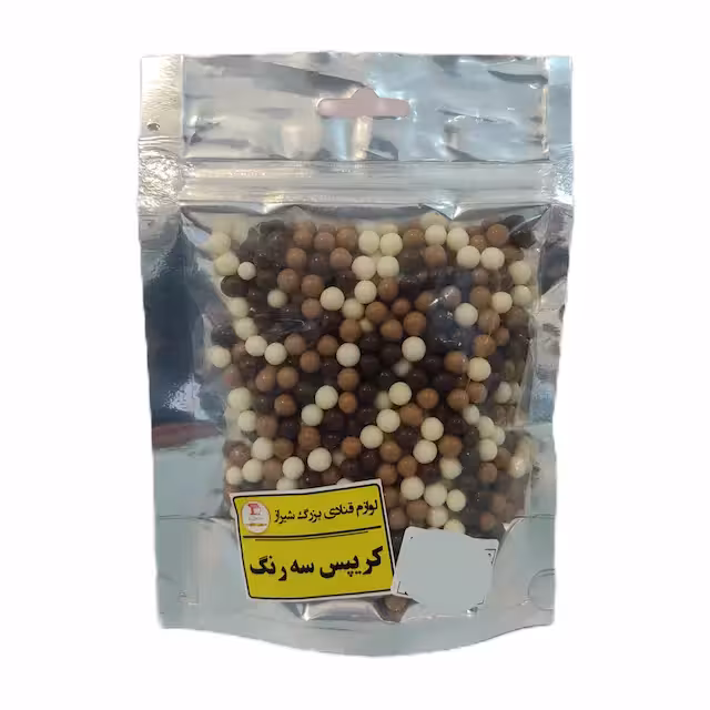شکلات کریپس سه رنگ