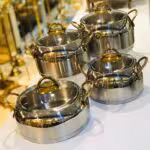 EVIMSARAY اویمسارای  سرویس قابلمه 8 پارچه ونوس طلایی  1349