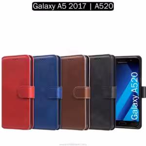 کیف محافظ زبانه دار سامسونگ Flip Folio Leather Cover | Galaxy A5 2017 | A520