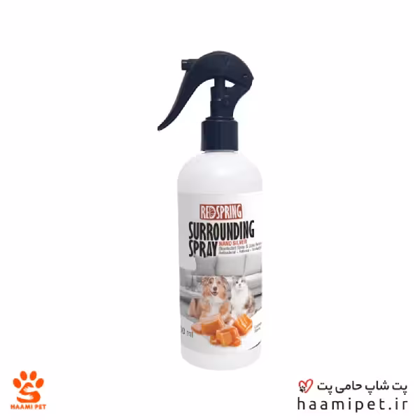 اسپری ضد عفونی کننده محیط با عصاره کارامل رداسپرینگ 500 میلی لیتر