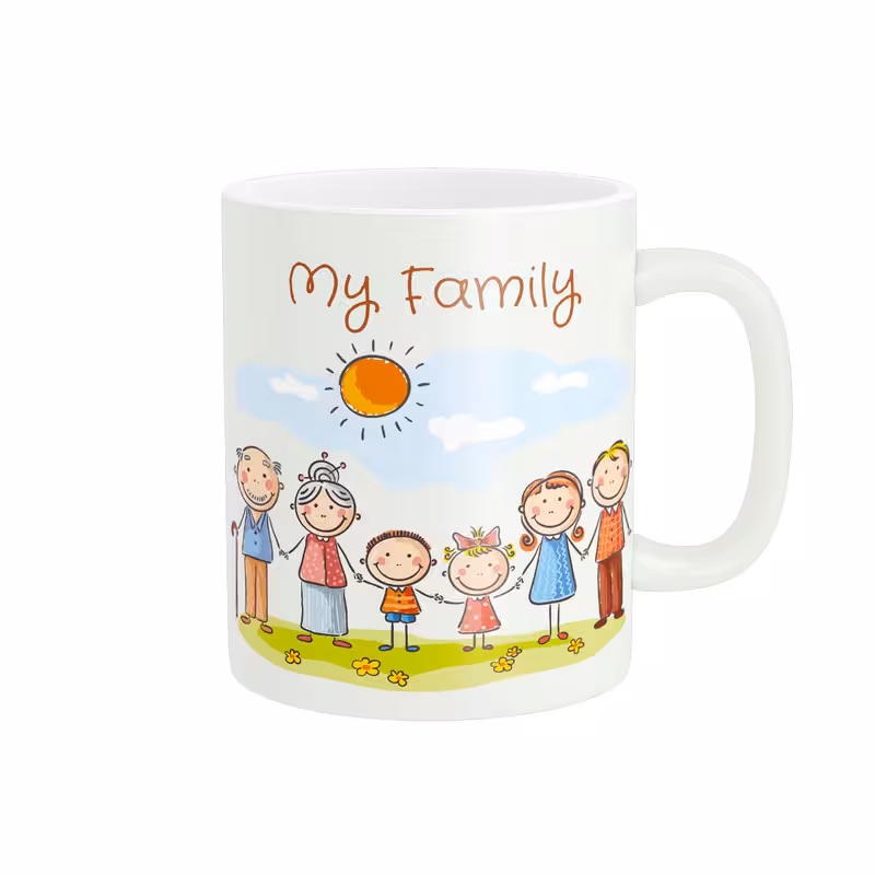 ماگ پاد آفرین طرح خانواده کد 839