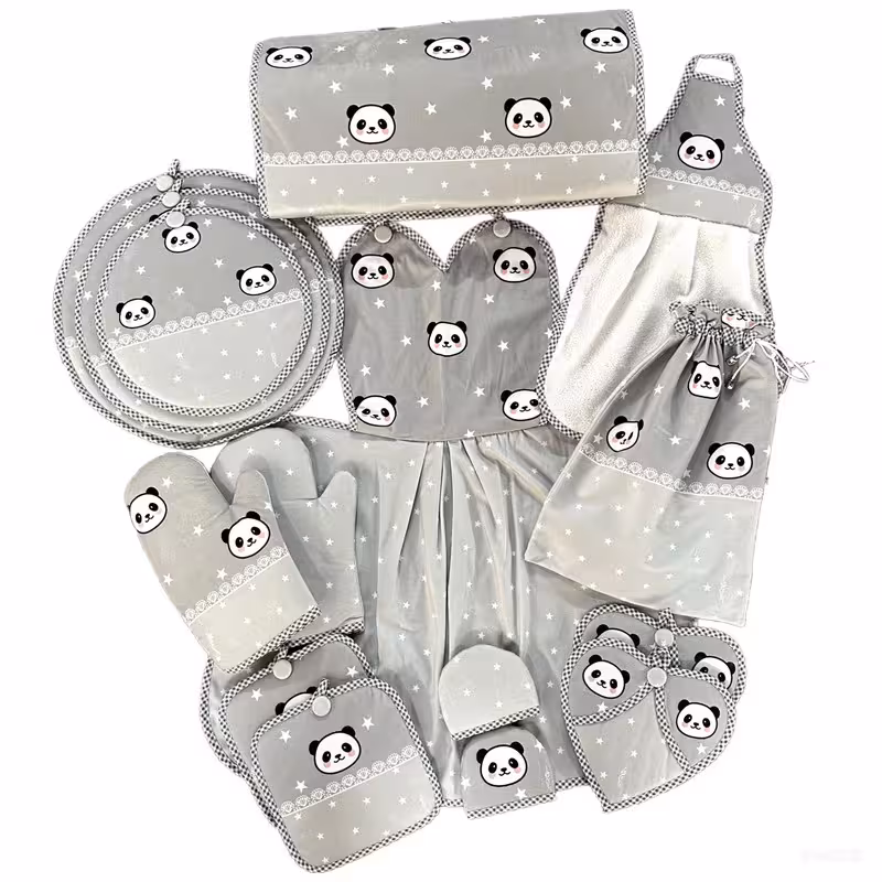 سرویس آشپزخانه 15 پارچه مدل پاندا کد 73 | کالا مکس