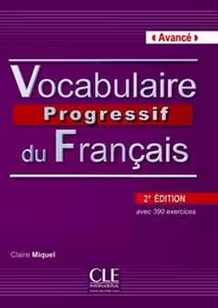 کتاب زبان فرانسه وکبیولر پروگرسیف Vocabulaire progressif – avance – 2eme edition