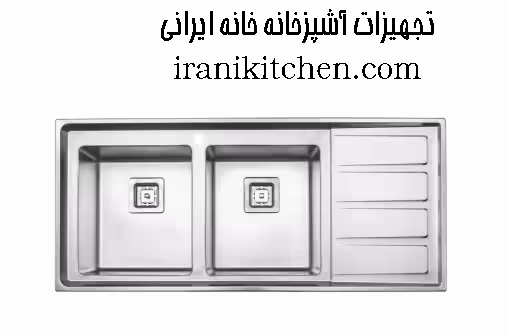 سینک  استیل البرز مدل 951 توکار