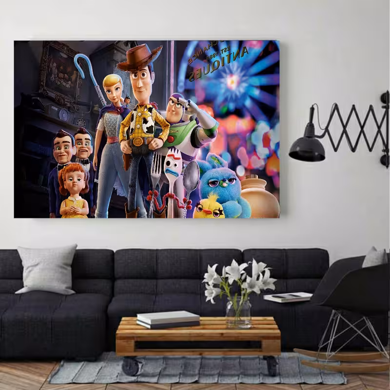 تابلو شاسی مدل داستان اسباب بازی کد AR7325 | دنیای قاب