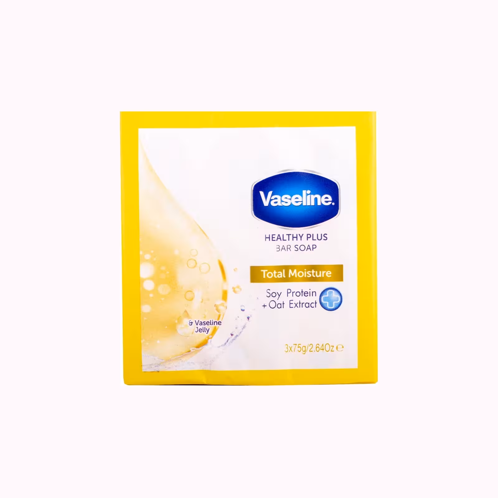 صابون مرطوب کننده هلتی پلاس وازلین VASELINE SOAP HEALTHY PLUS BAR SOAP VIT B3