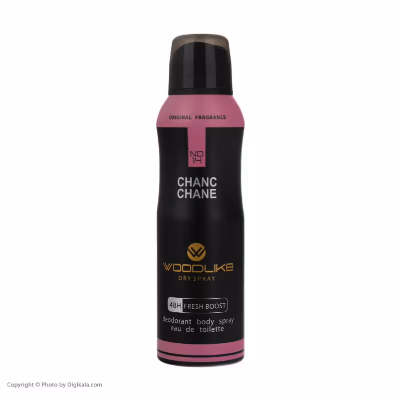 اسپری خوش بو کننده بدن وودلایک مدل Chanc Chane حجم 200 میلی لیتر