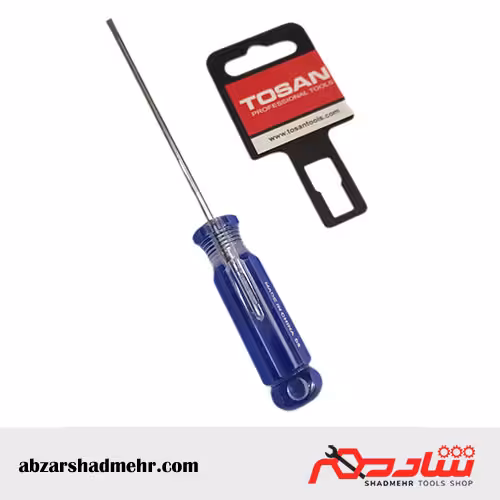 پیچ گوشتی دسته کریستالی توسن سایز 100*3