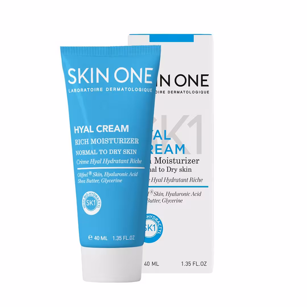 کرم مرطوب کننده مغذی هیال اسکین وان پوست نرمال تا خشک 40 میل