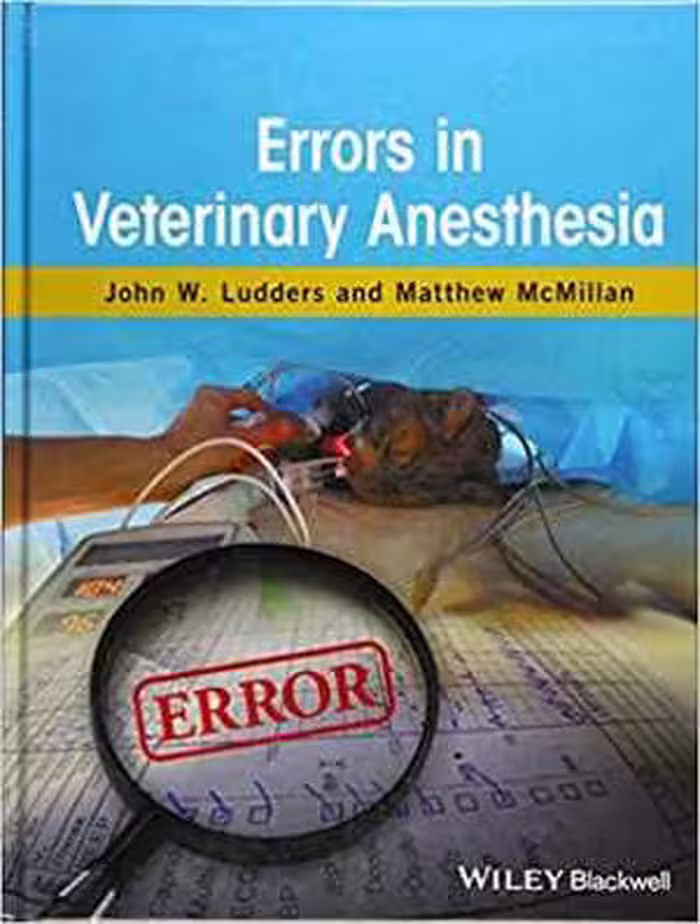 [PDF] دانلود کتاب Errors In Veterinary Anesthesia, 2017