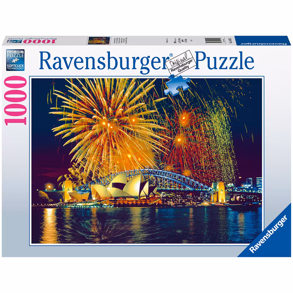 پازل 1000 قطعه Ravensburger طرح آتش بازی در سیدنی