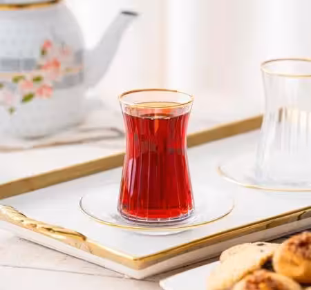 ست چای خوری لب طلایی پاشاباغچه DNZ-ART-0345