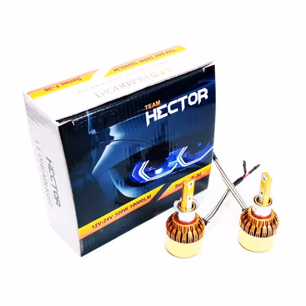 لامپ هدلایت خودرو دو طرفه و حالته سفید و زرد | مدل هکتور