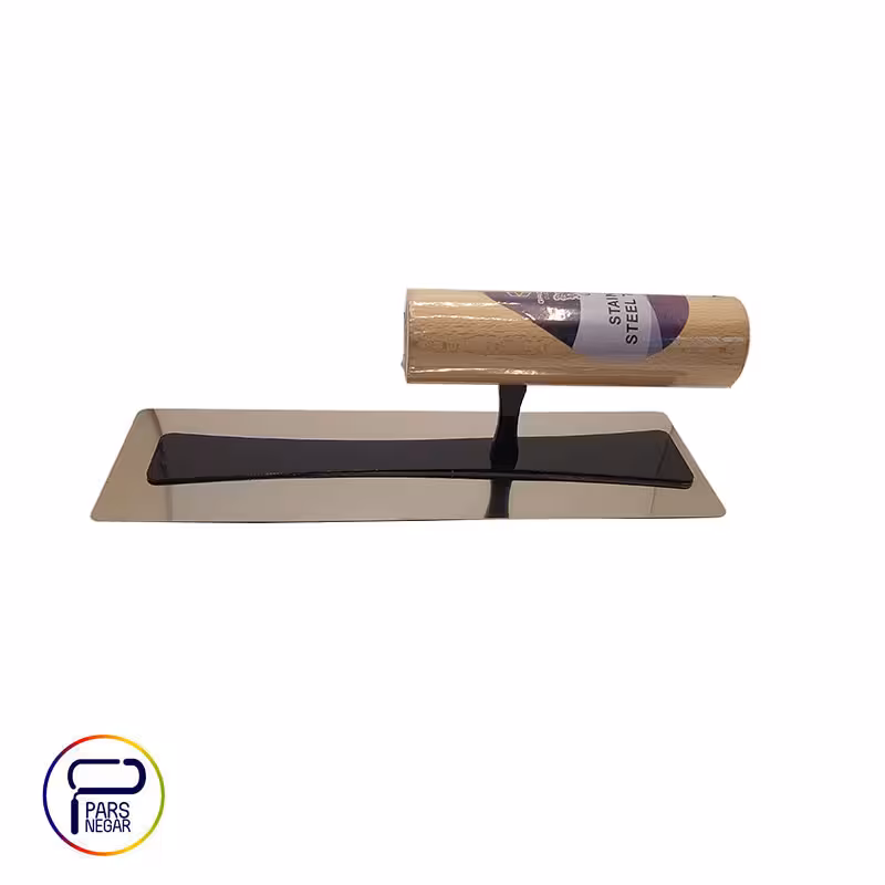 ماله استیل پتینه دسته چوبی GSB کد GS-K007 سایز24×8 سانت