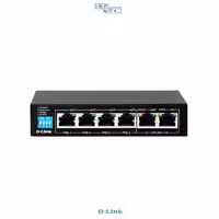 سوییچ شبکه POE دی لینک مدل DES-F1006P-E، 6 پورت با قابلیت Power over Ethernet