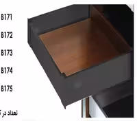 ریل بدنه دار دبل باکس اسلیم اینر 40 کیلوگرم نوک مدادی با فرانت آلومینیوم ارتفاع 11 و عمق 40 سانتی متر فانتونی کد B173