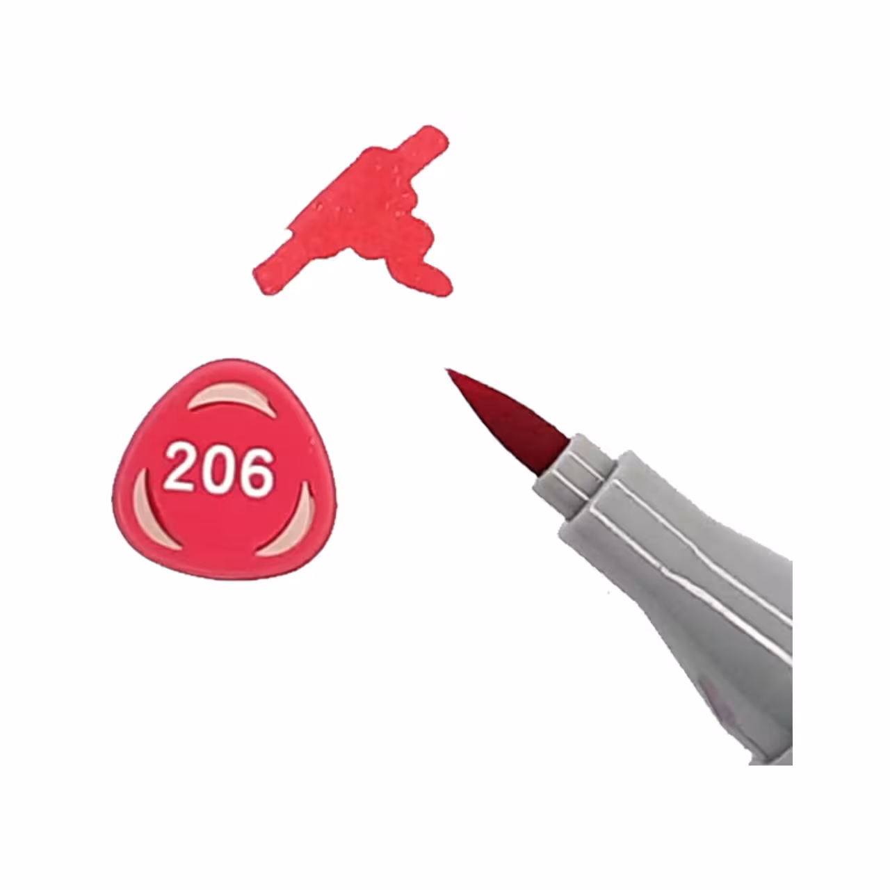 ماژیک رنگ آمیزی دو سر بیسیک کد 206