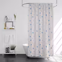 پرده حمام پیسو مدل BZ-12 سایز 180×200 سانتی متر | کالا مکس