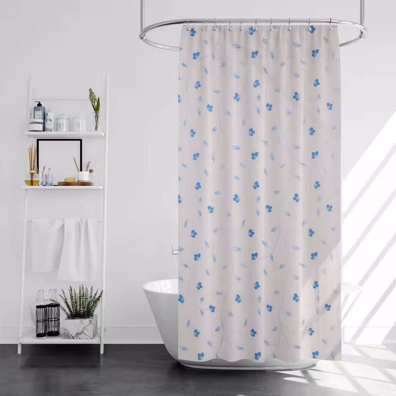 پرده حمام پیسو مدل BZ-12 سایز 180×200 سانتی متر | کالا مکس