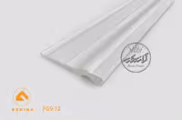 قرنیز 14 سانت بهینا کد FG9-12 |مدرن| سفید نیمه مات | شاخه ی 3 متری