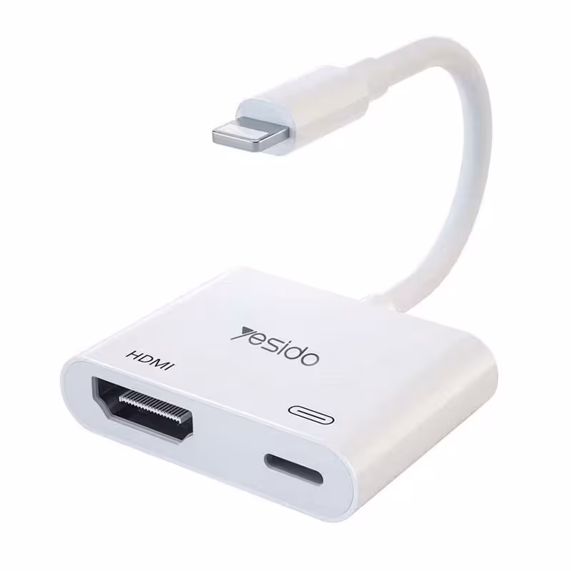 مبدل لایتنینگ به HDMI / لایتنینگ یسیدو مدل HM06