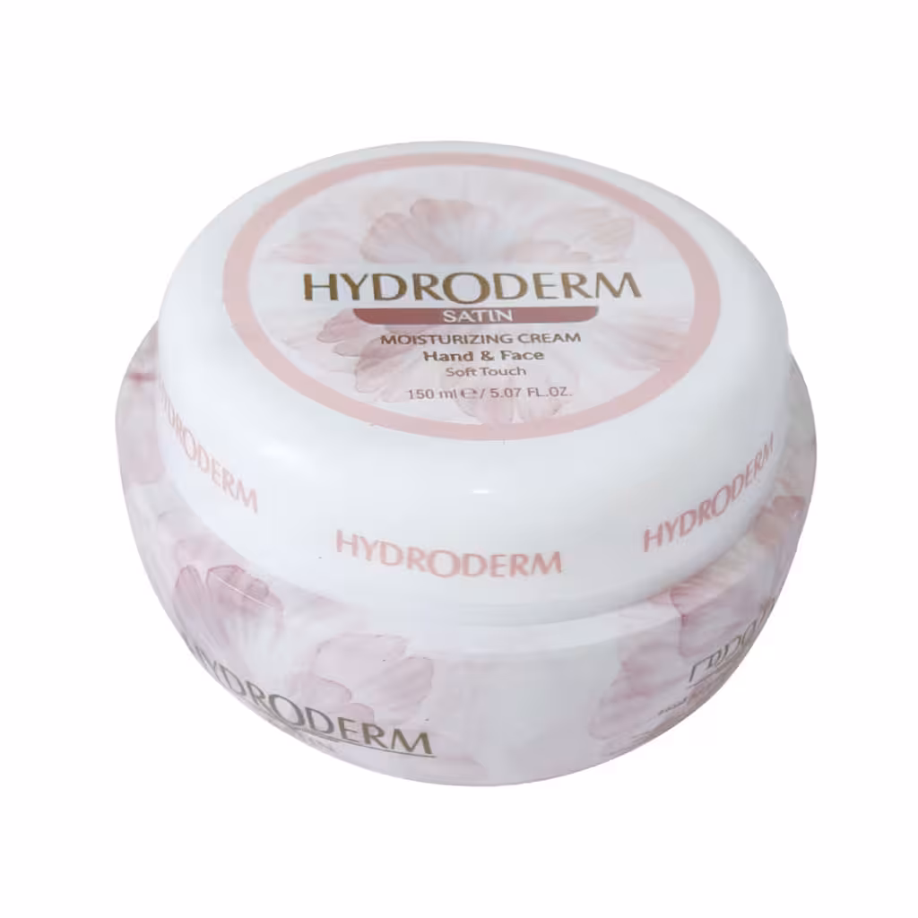 کرم مرطوب کننده دست و صورت مدل ساتین 150 میلی لیتر هیدرودرم Hydroderm