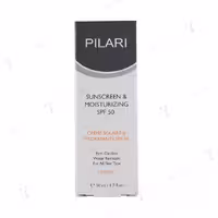 کرم ضد آفتاب و مرطوب کننده SPF 50 پیلاری مناسب انواع پوست 50 میلی لیتر