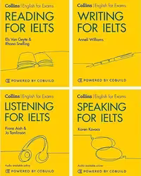 مجموعه 4 جلدی کالینز انگلیش فور اگزمز آیلتس  | کتاب انگلیسی Collins English for Exams Ielts