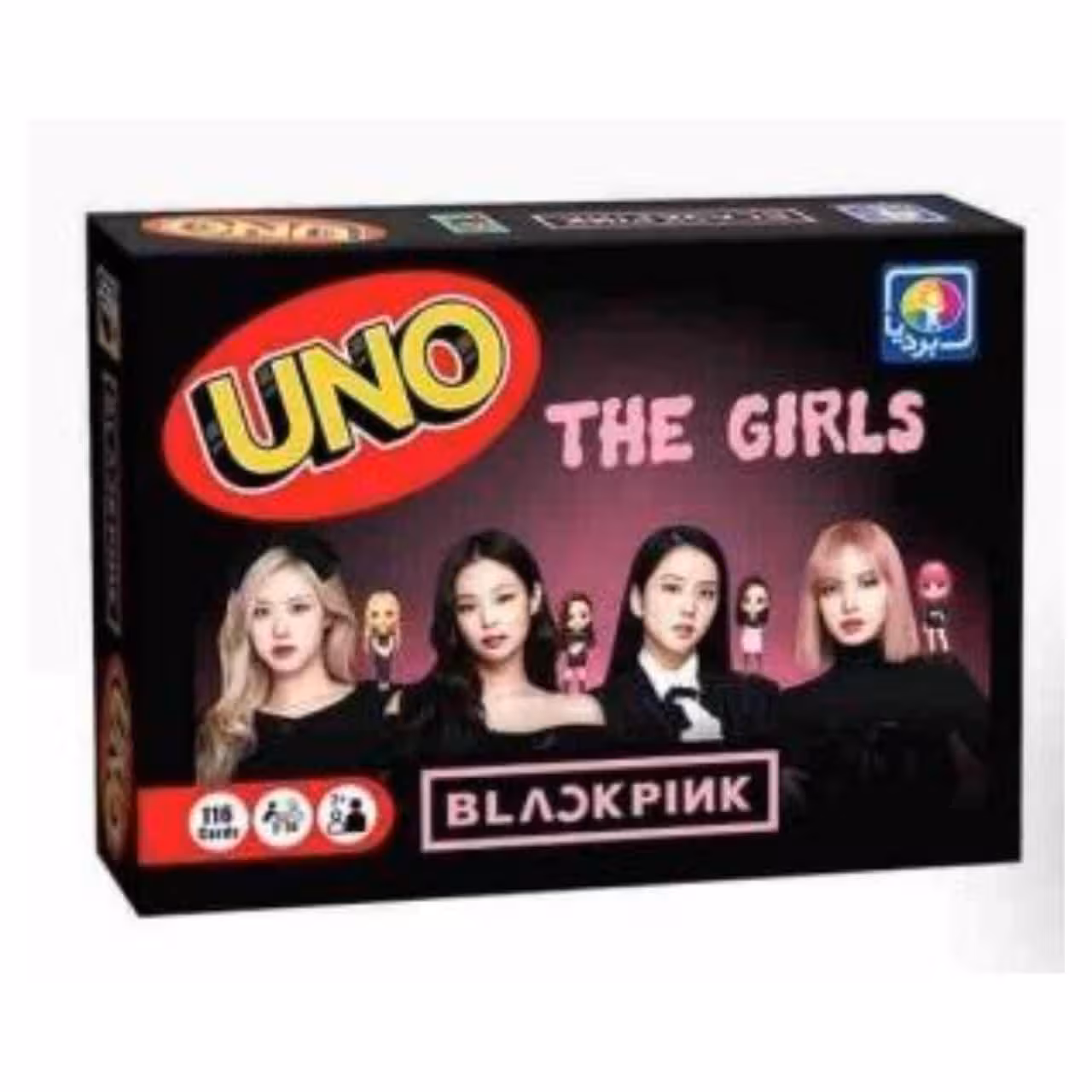 ☆بازی اونو بلک پینک  116 کارتی BLACK PINK کد 4010 بردیا (نو، قسطی، با تخفیف)