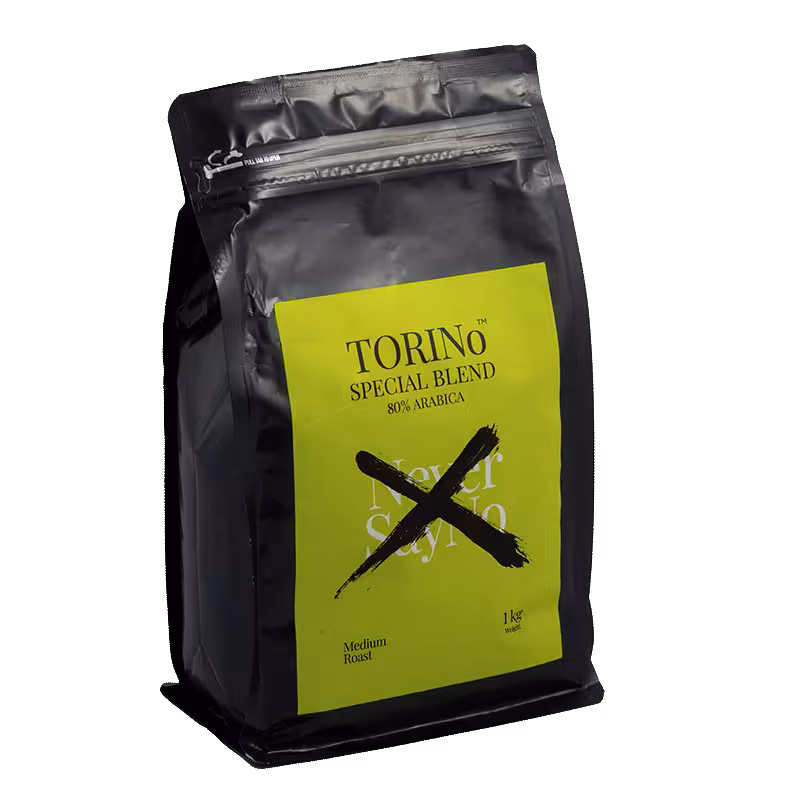 قهوه‌دان 80 عربیکا برند تورینو 1 کیلو گرمی