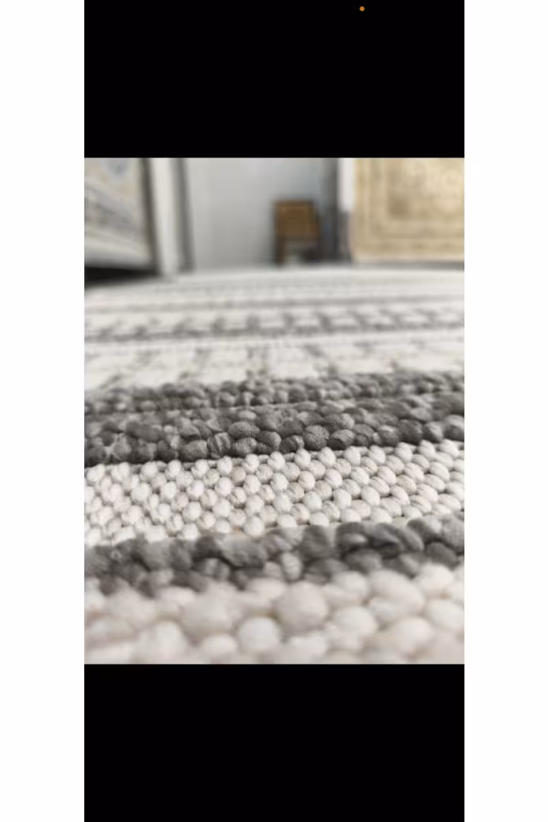 گلیم ماشینی 500 شانه آکرلیک مدل پینترست کاشان