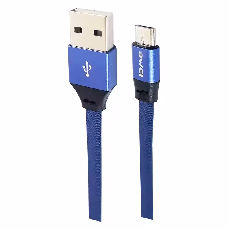 کابل شارژ اوی USB A TO MICRO USB AWEI کد کالا CL-98