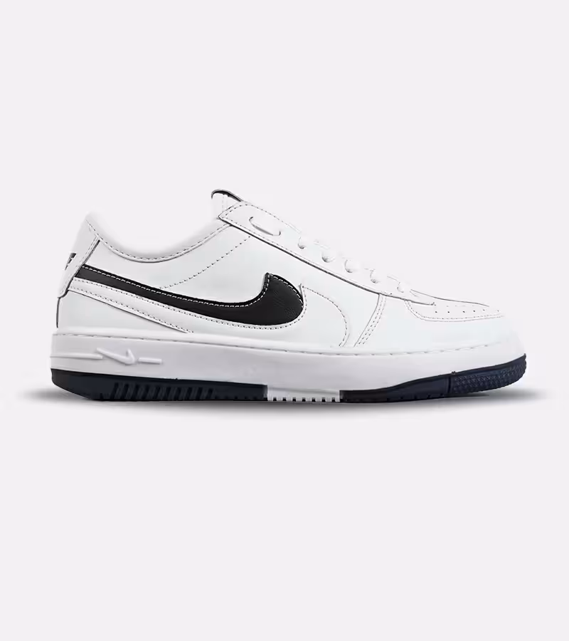 کفش مردانه و زنانه سفید مشکی NIKE AirForce | 1 low مدل 7422
