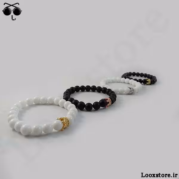 دستبند تاج کوتاه سواروسکی شیک و زیبا