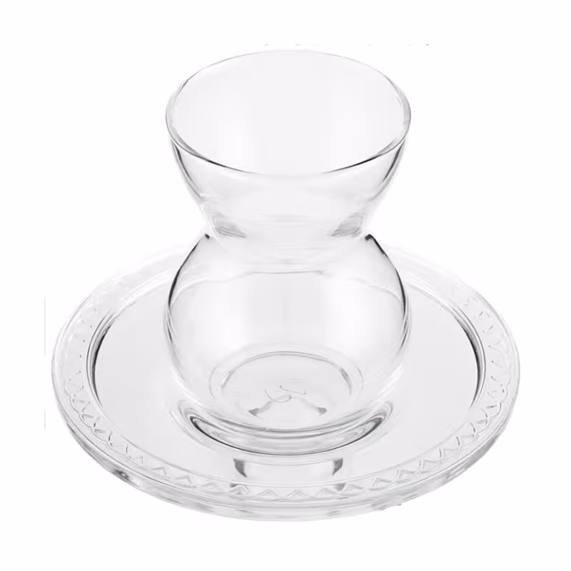 استکان و نعلبکی پاشاباغچه مدل اتنیک کد 96575 ست 12 پارچه