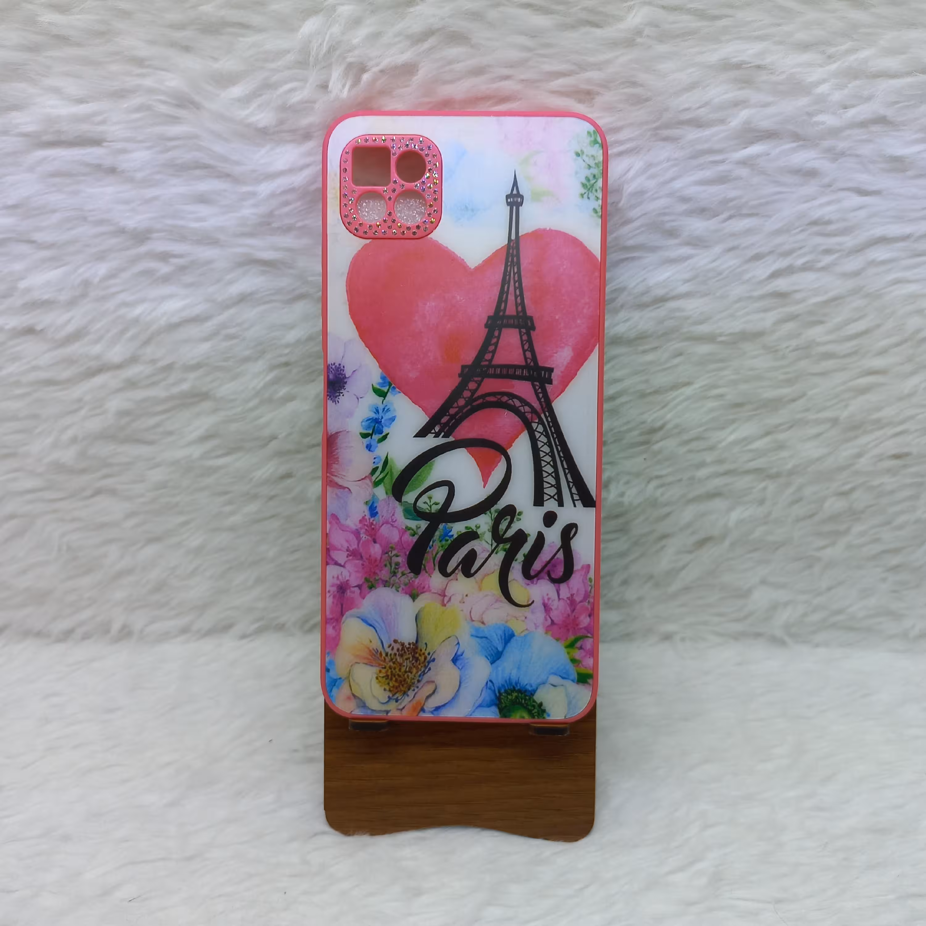 گارد (قاب) گوشی A22 5G مدل لیزری با محافظ لنز طرح دخترانه Paris مناسب گوشی Samsung A22 5G