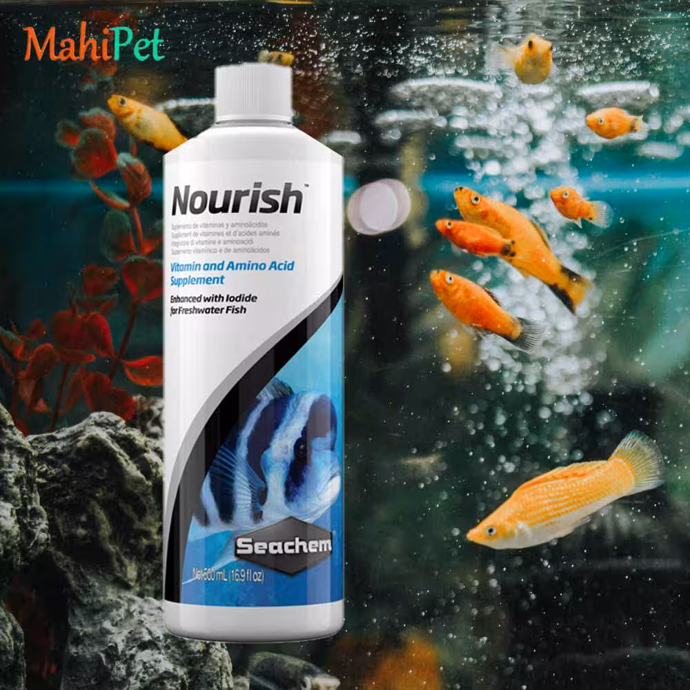 مکمل تغذیه ای ویتامین و اسید آمینه سیچم seachem Nourish حجم 500 میلی لیتر