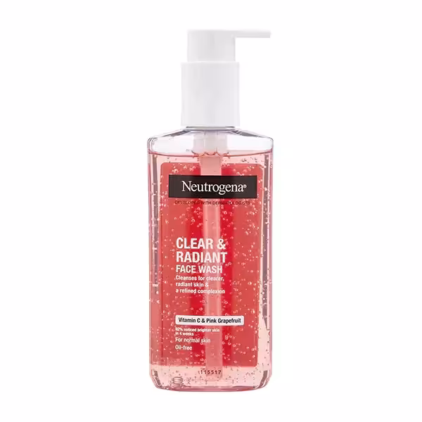 ژل شستشوی گریپ فروت نوتروژینا پوست نرمال حاوی ویتامین سی200میلNeutrogena CLEAR and RADIANT