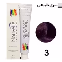 رنگ مو قهوه ای متوسط نوول سری طبیعی شماره 3
