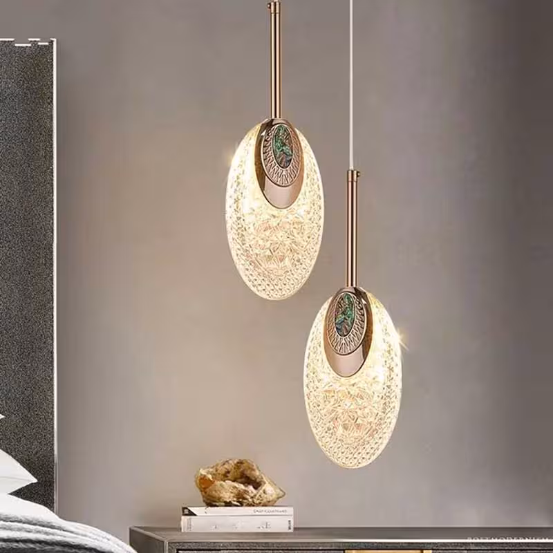 لوستر آویز مدرن مدل Pecock gold